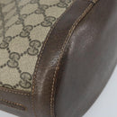 GUCCI GG Supreme Umhängetasche PVC Beige Gold Auth ep13670-16