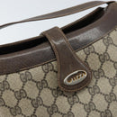 GUCCI GG Supreme Umhängetasche PVC Beige Gold Auth ep13670-10