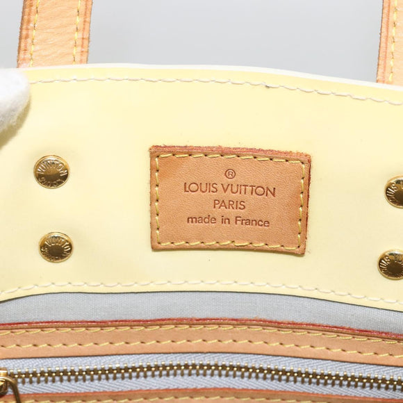 LOUIS VUITTON Monogram Vernis Reade PM Hand Bag Perle M91336 LV Auth ep13671
