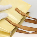 LOUIS VUITTON Monogram Vernis Reade PM Hand Bag Perle M91336 LV Auth ep13671-6
