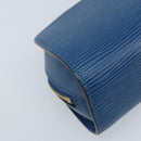 LOUIS VUITTON Epi Dauphine PM Pouch Blue M48445 LV Auth ep13675-16