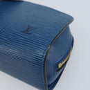 LOUIS VUITTON Epi Dauphine PM Pouch Blue M48445 LV Auth ep13675-7
