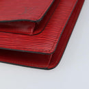 LOUIS VUITTON Epi Monceau 28 Hand Bag Red M40783 LV Auth ep13676-16