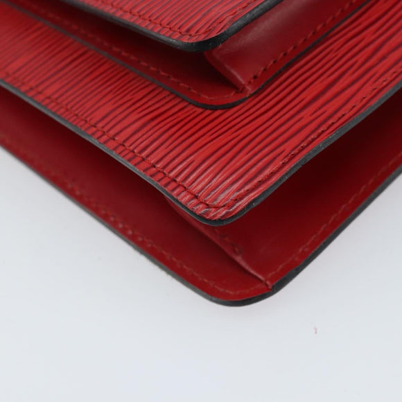 LOUIS VUITTON Epi Monceau 28 Hand Bag Red M40783 LV Auth ep13676