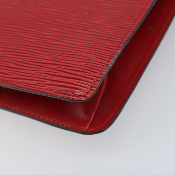 LOUIS VUITTON Epi Monceau 28 Hand Bag Red M40783 LV Auth ep13676