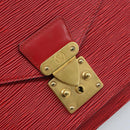 LOUIS VUITTON Epi Monceau 28 Hand Bag Red M40783 LV Auth ep13676-20