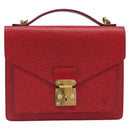 LOUIS VUITTON Epi Monceau 28 Hand Bag Red M40783 LV Auth ep13676-13