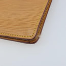 LOUIS VUITTON Epi Serie Dragonne Hand Bag Beige LV Auth ep13677-16