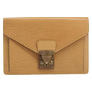 LOUIS VUITTON Epi Serie Dragonne Hand Bag Beige LV Auth ep13677-13