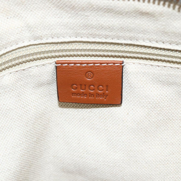 GUCCI GG Canvas Shoulder Bag Nylon Navy Silver 314529 Auth ep13678