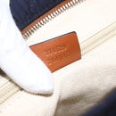 GUCCI GG Canvas Shoulder Bag Nylon Navy Silver 314529 Auth ep13678-22