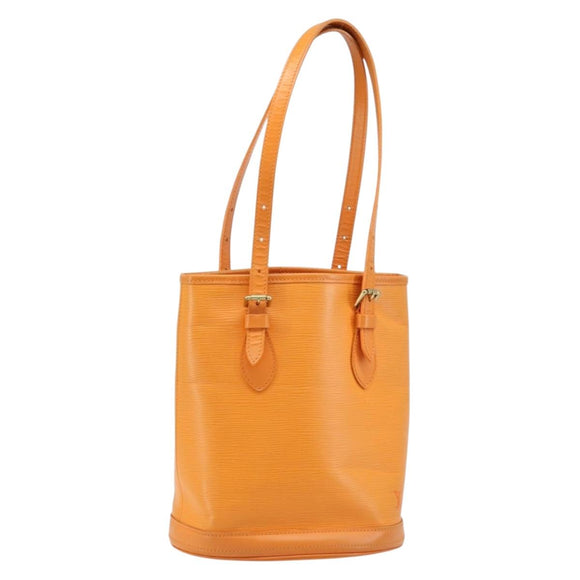 LOUIS VUITTON Epi Bucket PM Shoulder Bag Orange Mandarin M5899H LV Auth ep13679