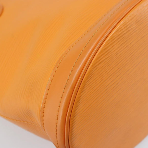LOUIS VUITTON Epi Bucket PM Shoulder Bag Orange Mandarin M5899H LV Auth ep13679