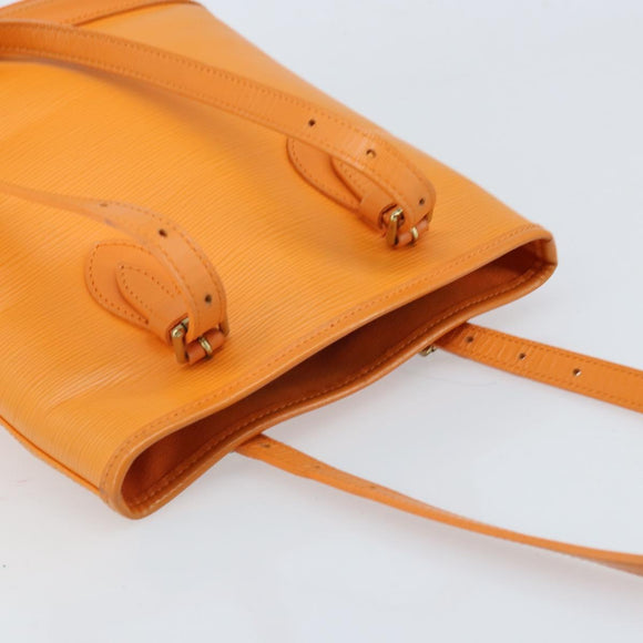 LOUIS VUITTON Epi Bucket PM Shoulder Bag Orange Mandarin M5899H LV Auth ep13679