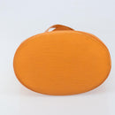LOUIS VUITTON Epi Bucket PM Shoulder Bag Orange Mandarin M5899H LV Auth ep13679-5