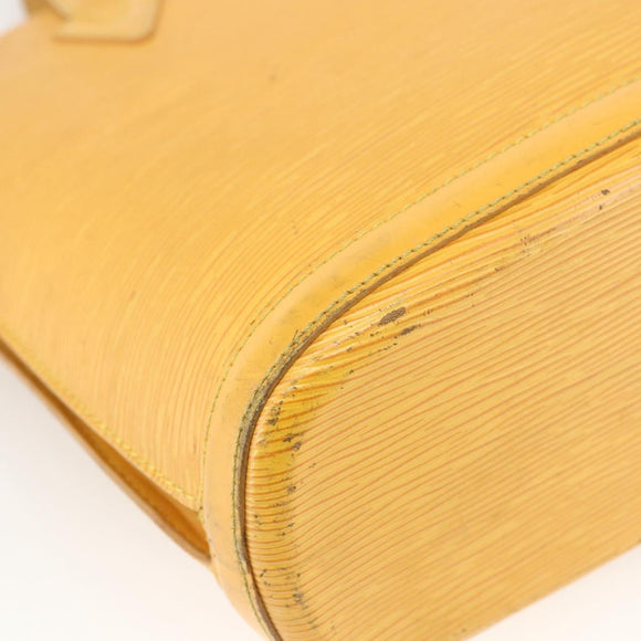 LOUIS VUITTON Epi Lussac Shoulder Bag Yellow M52289 LV Auth ep13684