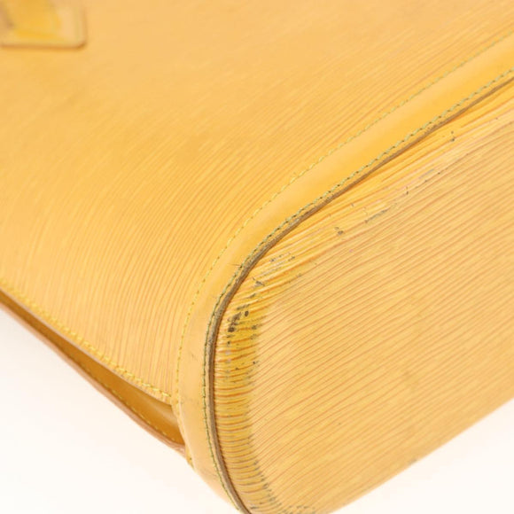 LOUIS VUITTON Epi Lussac Shoulder Bag Yellow M52289 LV Auth ep13684