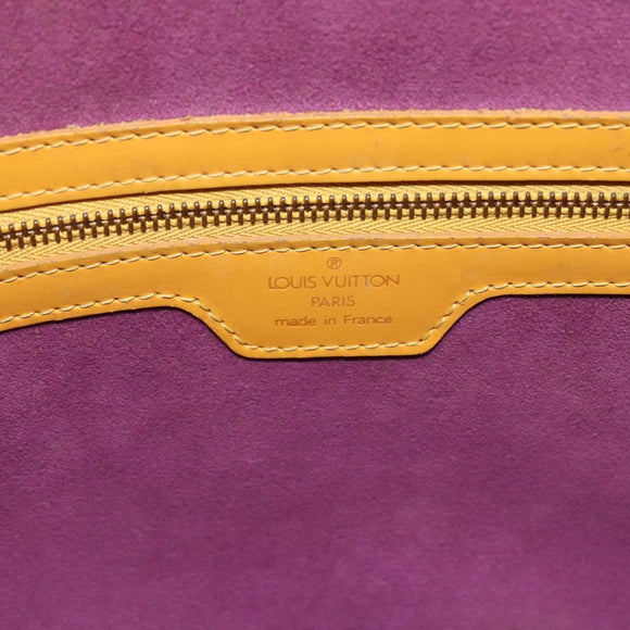 LOUIS VUITTON Epi Lussac Shoulder Bag Yellow M52289 LV Auth ep13684