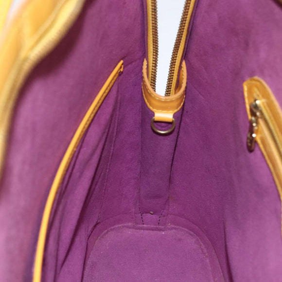 LOUIS VUITTON Epi Lussac Shoulder Bag Yellow M52289 LV Auth ep13684