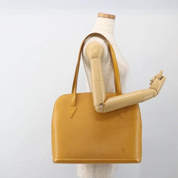 LOUIS VUITTON Epi Lussac Shoulder Bag Yellow M52289 LV Auth ep13684