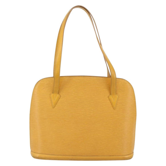LOUIS VUITTON Epi Lussac Shoulder Bag Yellow M52289 LV Auth ep13684