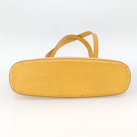 LOUIS VUITTON Epi Lussac Shoulder Bag Yellow M52289 LV Auth ep13684