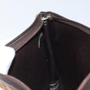 Christian Dior Trotter Canvas Schoudertas Beige Goud Auth ep13688A-19