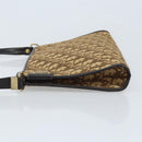 Christian Dior Trotter Canvas Schoudertas Beige Goud Auth ep13688A-5