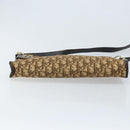 Christian Dior Trotter Canvas Schoudertas Beige Goud Auth ep13688A-9