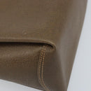 GUCCI Hand Bag Leather Beige Gold 000 406 1080 Auth ep13691-13