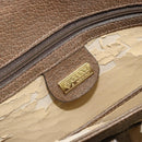GUCCI Hand Bag Leather Beige Gold 000 406 1080 Auth ep13691-15