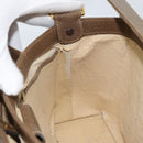 GUCCI Hand Bag Leather Beige Gold 000 406 1080 Auth ep13691-17