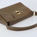 GUCCI Hand Bag Leather Beige Gold 000 406 1080 Auth ep13691-6