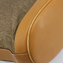 GUCCI Tote Bag PVC Canvas Beige Gold Auth ep13692-16