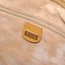 GUCCI Tote Bag PVC Canvas Beige Gold Auth ep13692-18
