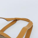 GUCCI Tote Bag PVC Canvas Beige Gold Auth ep13692-8