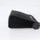 Christian Dior Trotter Canvas Clutch Bag Black Gold Auth ep13694-4