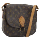 LOUIS VUITTON Monogram Saint Cloud GM Shoulder Bag M51242 LV Auth ep13695-1