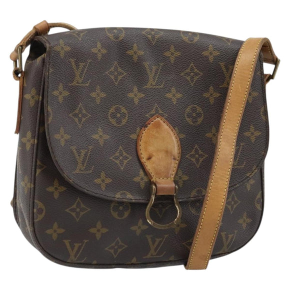 LOUIS VUITTON Monogram Saint Cloud GM Shoulder Bag M51242 LV Auth ep13695