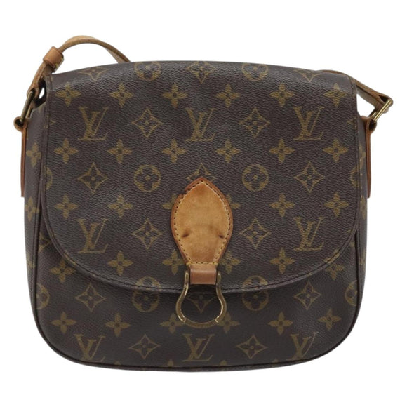 LOUIS VUITTON Monogram Saint Cloud GM Shoulder Bag M51242 LV Auth ep13695