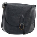 LOUIS VUITTON Epi Saint Cloud GM Shoulder Bag Black Noir M52192 LV Auth ep13697-1