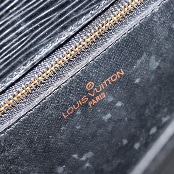 LOUIS VUITTON Epi Saint Cloud GM Shoulder Bag Black Noir M52192 LV Auth ep13697