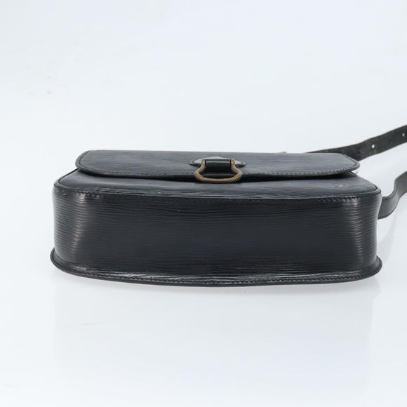 LOUIS VUITTON Epi Saint Cloud GM Shoulder Bag Black Noir M52192 LV Auth ep13697