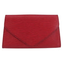 LOUIS VUITTON Epi Art Deco Clutch Bag Red M52637 LV Auth ep13698-13