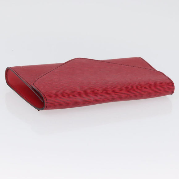 LOUIS VUITTON Epi Art Deco Clutch Bag Red M52637 LV Auth ep13698
