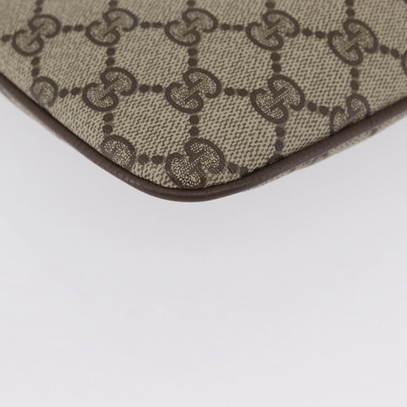 GUCCI GG Supreme Web Sherry Line Tasche PVC Beige Gold 904 02 047 Auth ep13699
