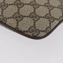 GUCCI GG Supreme Web Sherry Line Tasche PVC Beige Gold 904 02 047 Auth ep13699-11