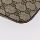 GUCCI GG Supreme Web Sherry Line Tasche PVC Beige Gold 904 02 047 Auth ep13699-12