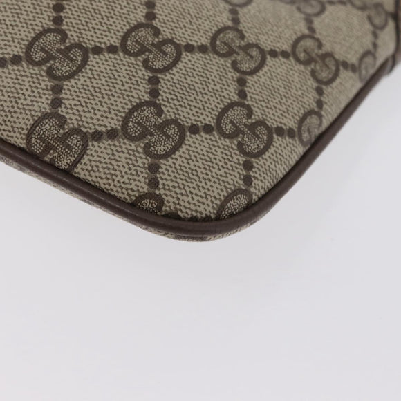 GUCCI GG Supreme Web Sherry Line Tasche PVC Beige Gold 904 02 047 Auth ep13699