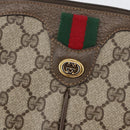 GUCCI GG Supreme Web Sherry Line Tasche PVC Beige Gold 904 02 047 Auth ep13699-14